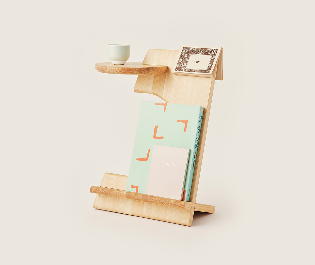 The Bookmarker Table by studioYO Keeps Everything in Its Place