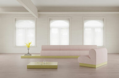 Candy Is a Collection of Modular Seating by Memo in Sweet Shades