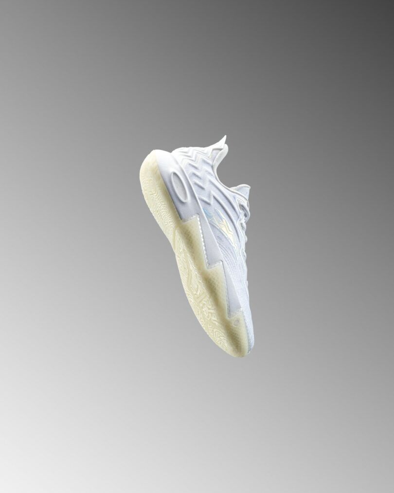 A white shoe with a white sole