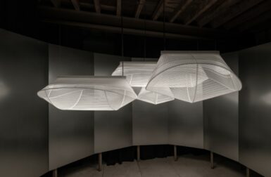Raw-Edges Design Studio Makes LightMass^ Pendants Light as Air
