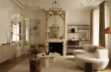 Olga Ashby Transforms Apartment With Travertine and Vintage Finds