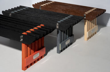 The Torii Bench by Placyle Follows the Path of the Sun