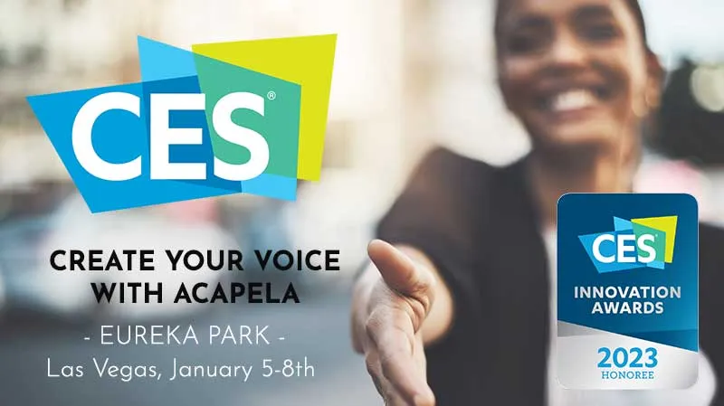 acapela group CES2023 innovation award